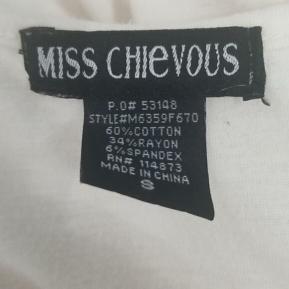 Miss Chievous deep scoop front top - Picture 5 of 5